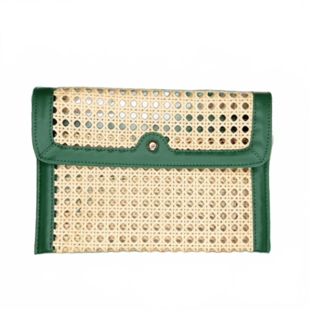 NEW FRENCH QUARTER women's clutch bag in green